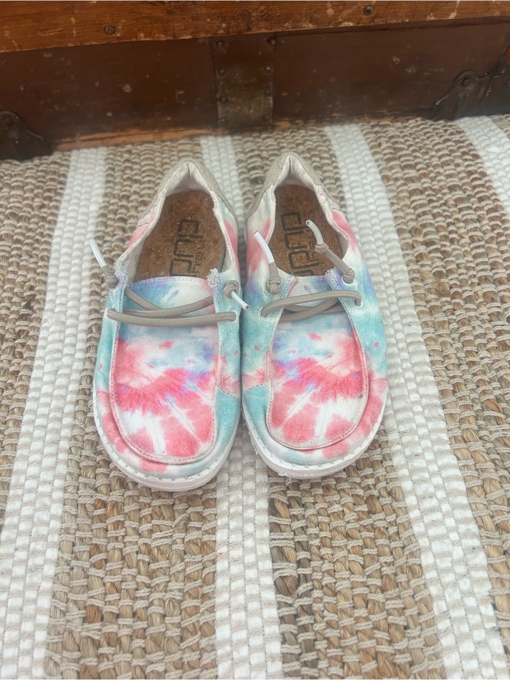 Hey Dude Kids Tie-Dye Slip-On Sneakers -m